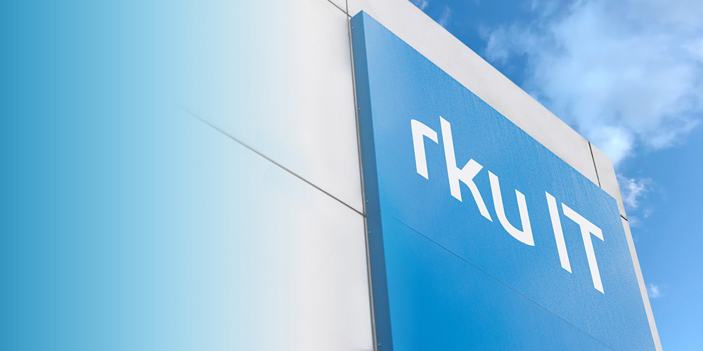 rku.it Fassade mit großen rku.it Logo