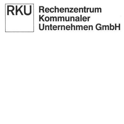 Logo der RKU Rechenzentrum Kommunaler Unternehmen GmbH von 1970